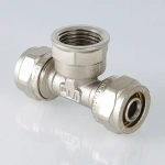 Тройник компрессионный переходной 26мм x 1"в x 26мм Valtec VTm.332.N.260626