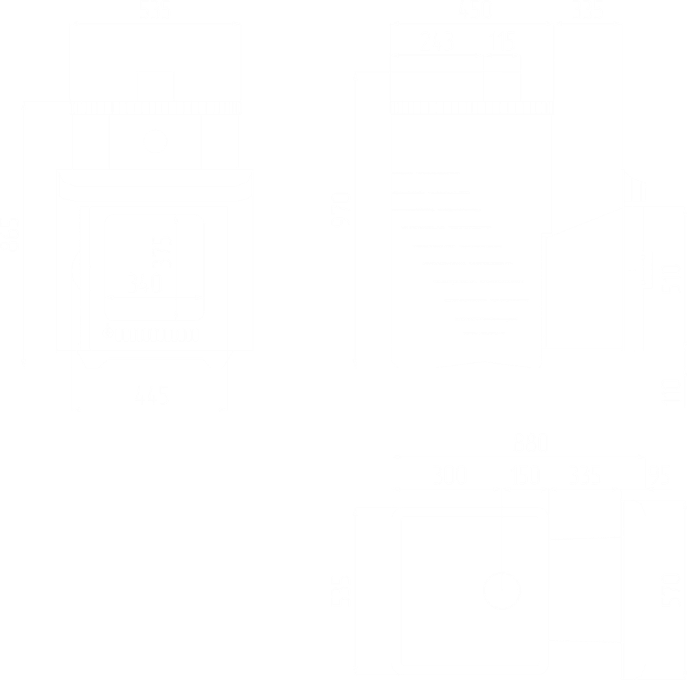 Печь для бани "Квадра" в кожухе