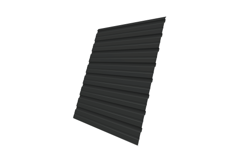 Профнастил C10R 0,5 Satin Matt TX RAL 7016 антрацитово-серый