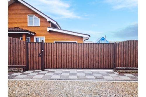 Штакетник Круглый фигурный 0,45 Print-Double Elite Antique Wood