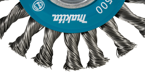 Щетка проволочная дисковая X-lock (d115 мм, толщ. проволоки 0,5 мм, толстые пучки ) Makita D-73405