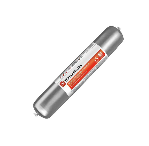 Герметик полиуретановый ТехноНиколь Logicflex для плоских кровель серый 600 мл, шт