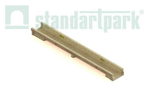 Лоток водоотводный полимербетонный CompoMax Basic DN100 h60