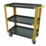 gt3.yell Инструментальная тележка GAROPT, три полки, cерия "No boxes", Желтая