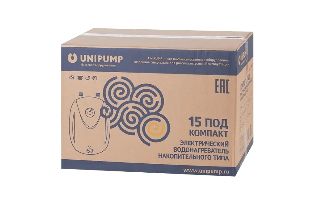 Водонагреватель накопительного типа UNIPUMP КОМПАКТ 15 ПОД
