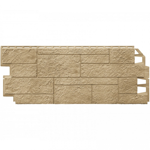 Панель фасадная ТехноНиколь Оптима Песчаник песочный 1128х441 мм (0,42 м2), 10 шт/упак