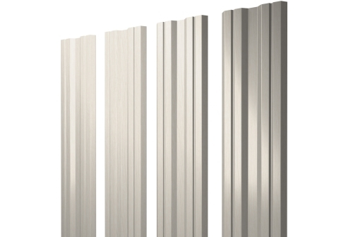 Штакетник Twin с прямым резом 0,45 Print Elite Milky Wood Twin с прямым резомColor