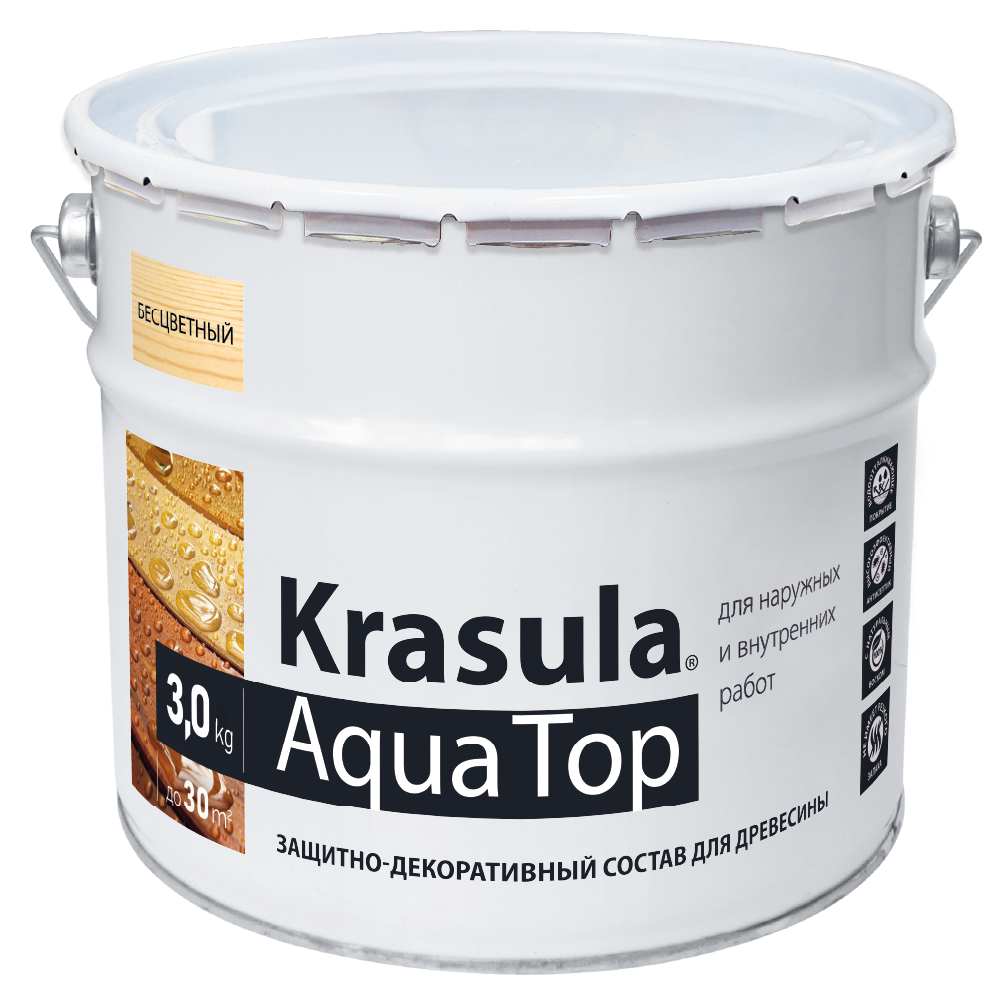 Финишный атмосферостойкий состав «KRASULA» Aqua TOP