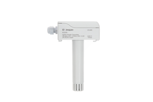 Ридан 097U0030R — Датчик (преобразователь) CO2 канальный RCD200, IP41, выходной сигнал 0-10В, чувствительный элемент NDIR