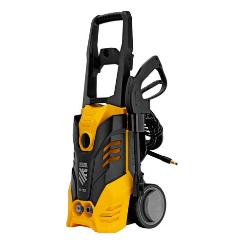 Моечная машина высокого давления R-135, 1800 Вт, 135 бар, 6 л/мин, колесная Denzel