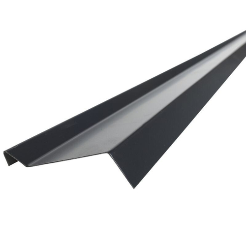 Планка примыкания полиэстер RAL 7024 темно-серая 20х45х15х10 мм, 2 м, шт