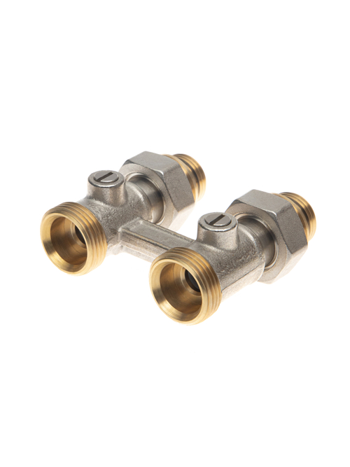 Ридан 003L0392R LV-KB — Клапан запорный для нижнего присоединения к радиатору, резьба 1/2, прямой