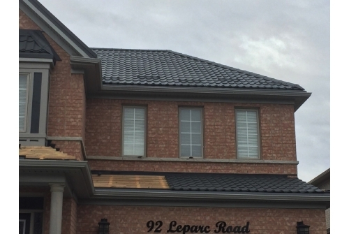 Металлочерепица классик 0,5 Rooftop Бархат RAL 9005 черный