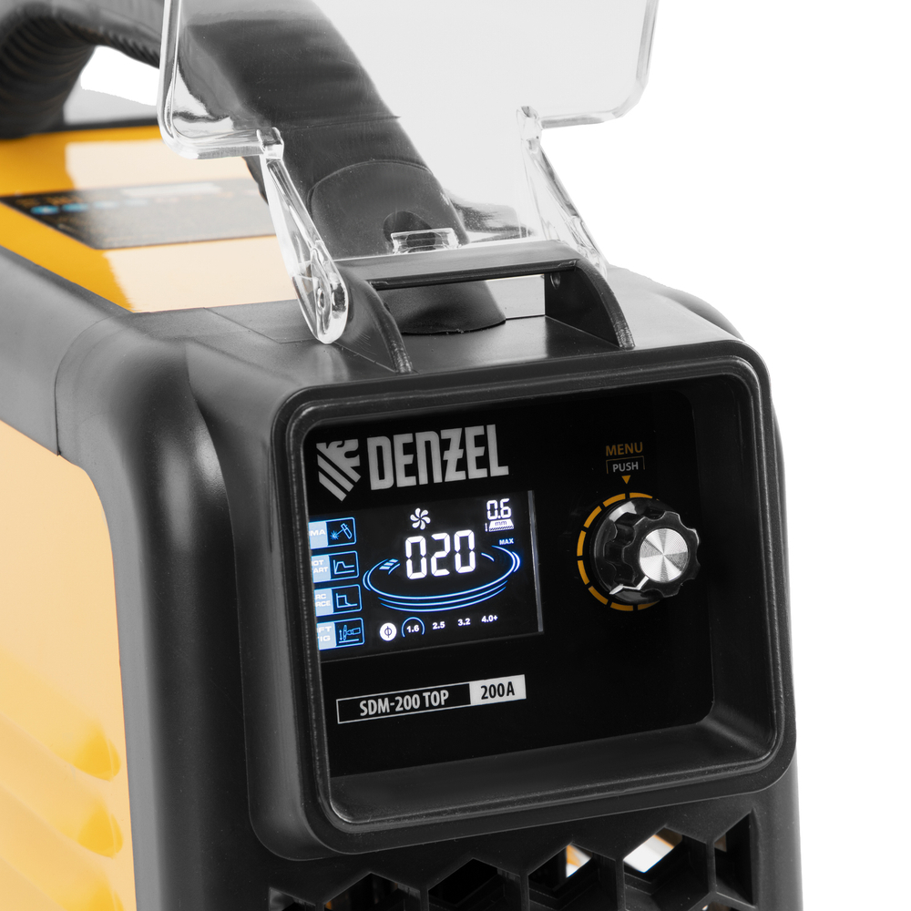 Аппарат инвертор. дуговой сварки SDM-200 Top, 200 А, ПВ 80% Denzel