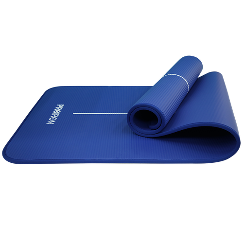 Коврик для йоги и фитнеса 1830*660*10мм NBR, синий ProIron от ГЕЛЕОС