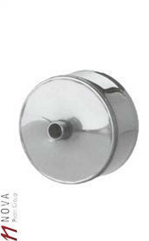 Заглушка Феррум П внутренняя нержавеющая (430/0,5 мм) ф210 с конденсатоотводом