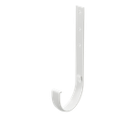 Кронштейн желоба металлический Standard, белый