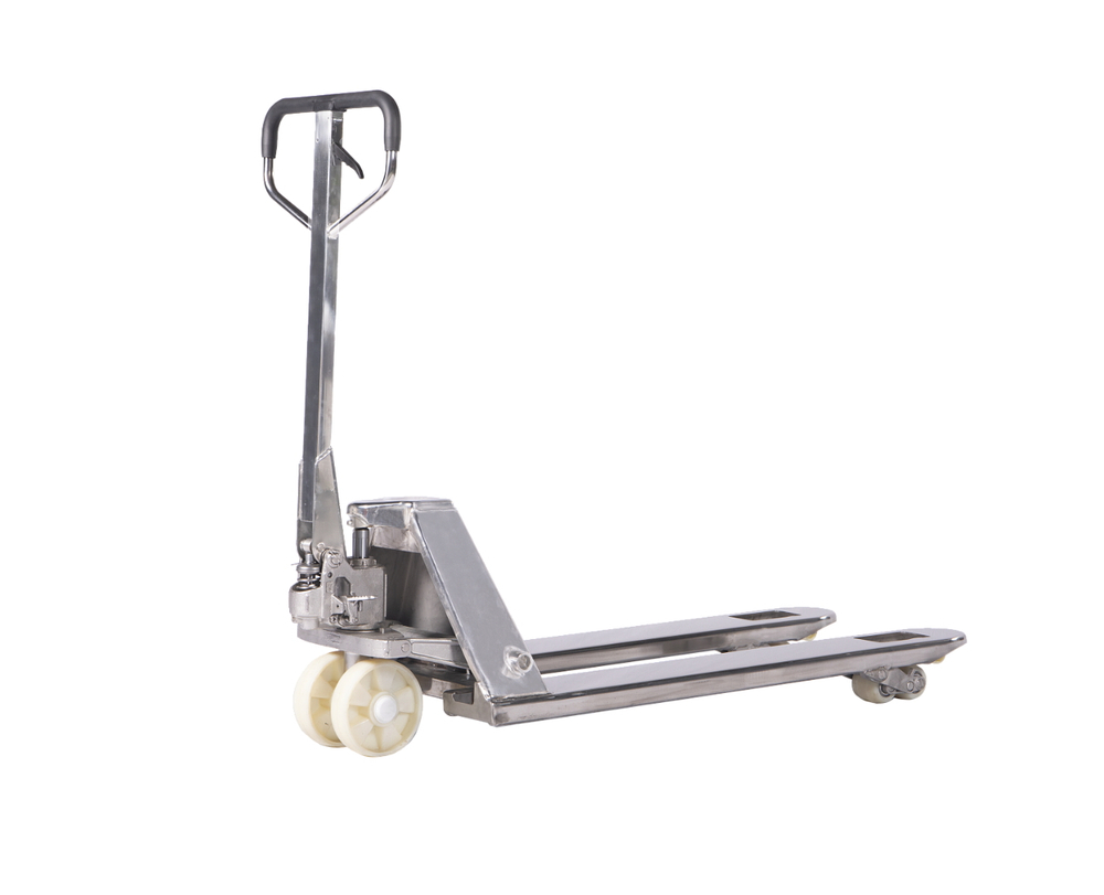 Тележка гидравлическая из нержавеющей стали 3000 кг 800 мм нейлоновые колеса TOR WH-30S