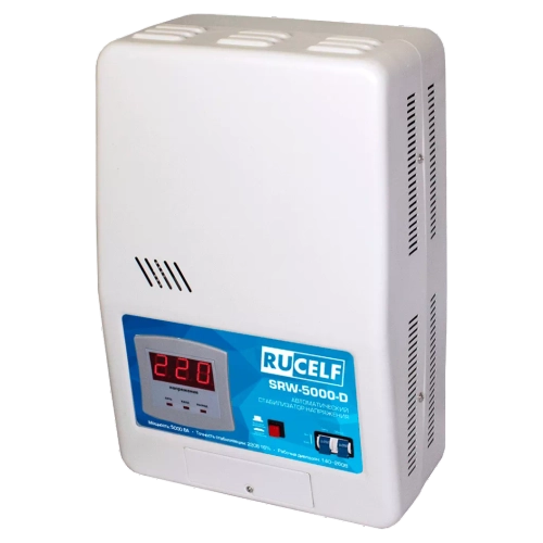 Стабилизатор напряжения релейный RUCELF SRW-5000-D
