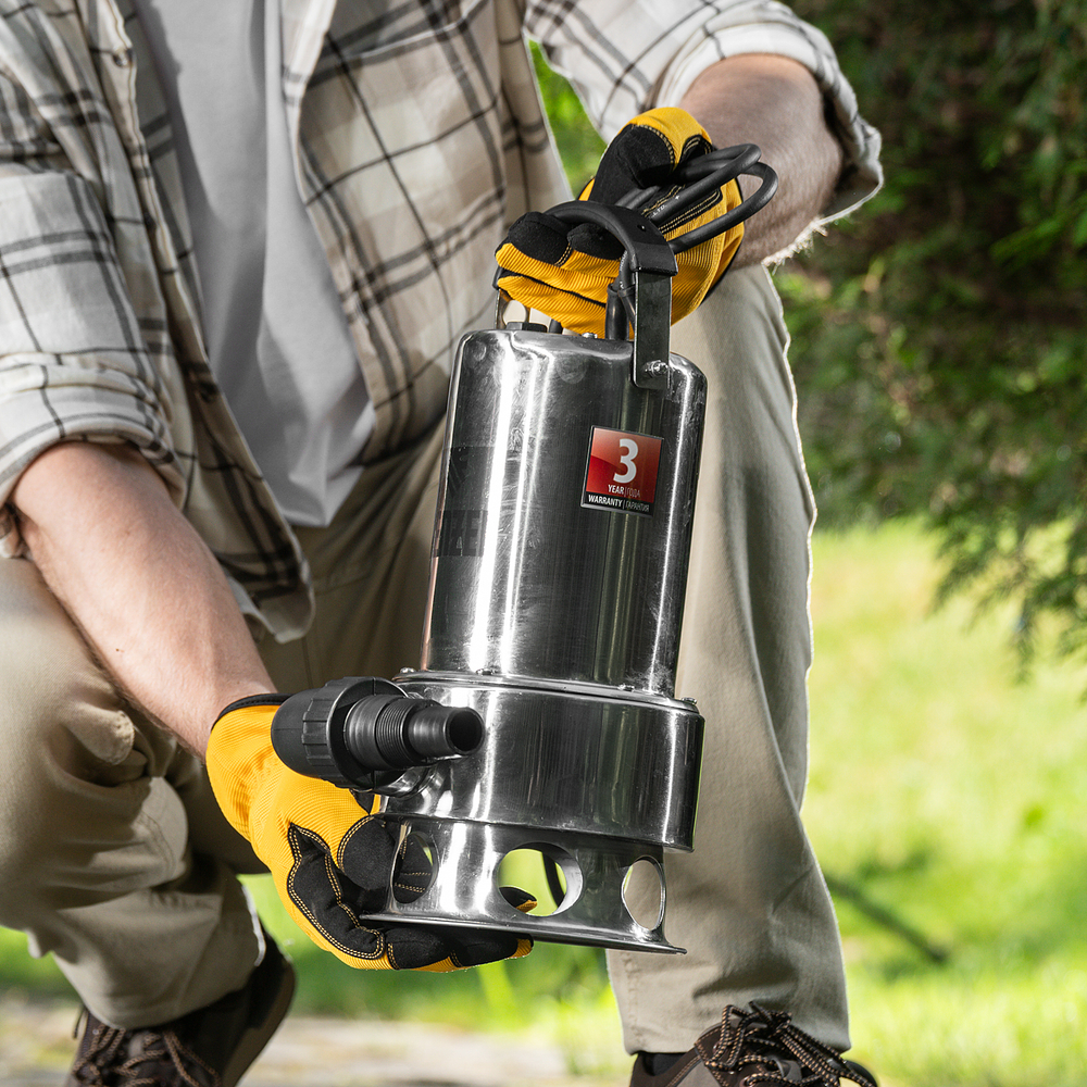 Дренажный насос DPL800X, 800 Вт, подъем 7 м, 16500 л/ч Denzel