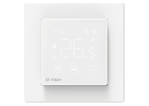 Ридан 088L1141R — Электронный комнатный термостат RSmart-SW с Wi-Fi подключением 230V, белый