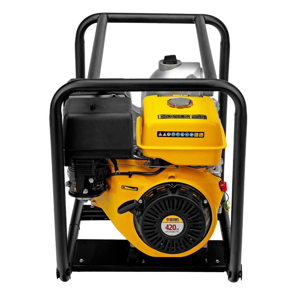 Мотопомпа бензиновая для грязной воды PX-80D, 15 л.с, 3", 1500 л/мин, глубина 8 м , напор 30 м Denzel