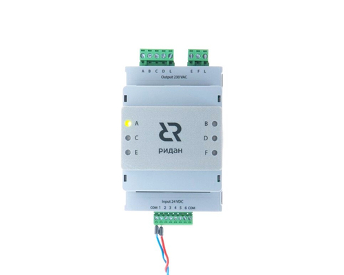 Ридан 080G0290R — Модуль расширительный Р-РМ107, входной управляющий сигнал 6 шт, 24 В, до 50 мА