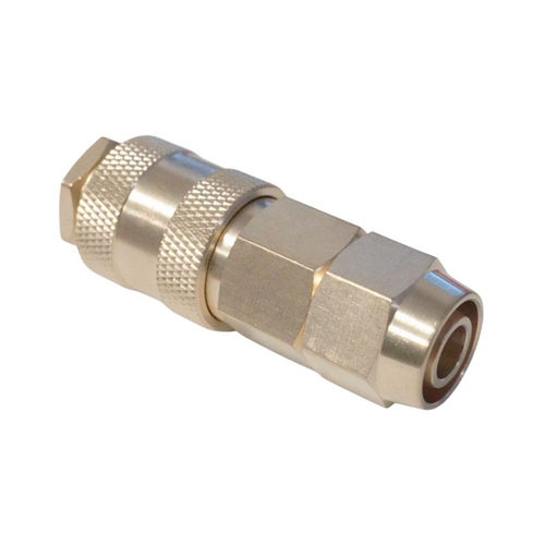 WDK-40SPB Быстроразъемное соединение пневматическое с обжимной гайкой под шланг 10х14 мм, латунь