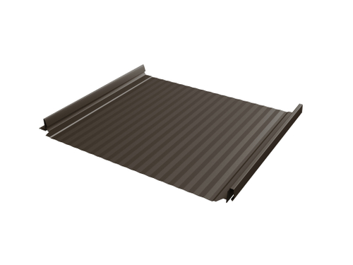 Кликфальц Pro Gofr Grand Line 0,5 Drap с пленкой на замках RR 32 темно-коричневый