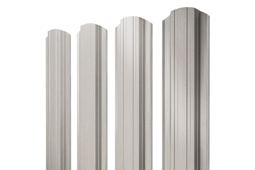 Штакетник Прямоугольный фигурный 0,45 Print Elite Milky Wood TwinColor