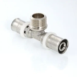 Тройник пресс переходной 26мм x ½"н x 26мм Valtec VTm.233.N.260426