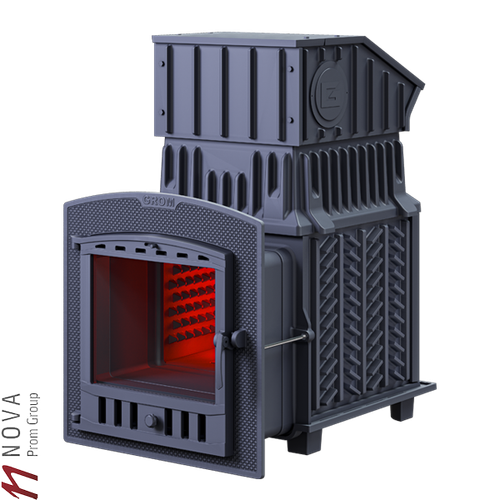 Печь для бани GFS Гром 30П2 под облицовку (короб/дверца для пара)