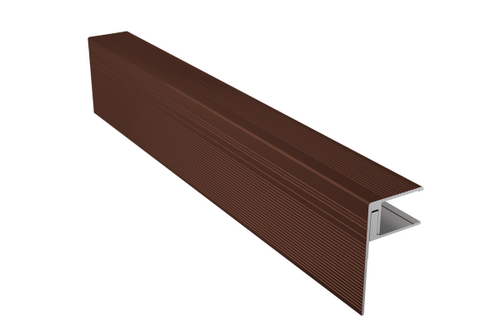 F-профиль 36х65х3000мм NauicPrime универсальный коричневый, за м.пог