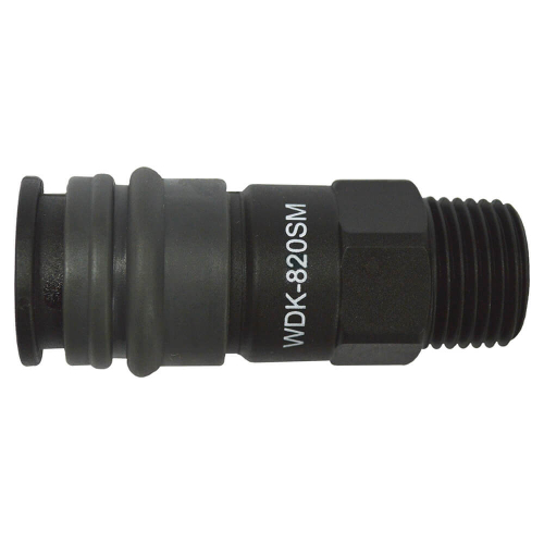 WDK-820SM Композитное пневматическое быстроразъёмное соединение с внешней резьбой M 1/4"