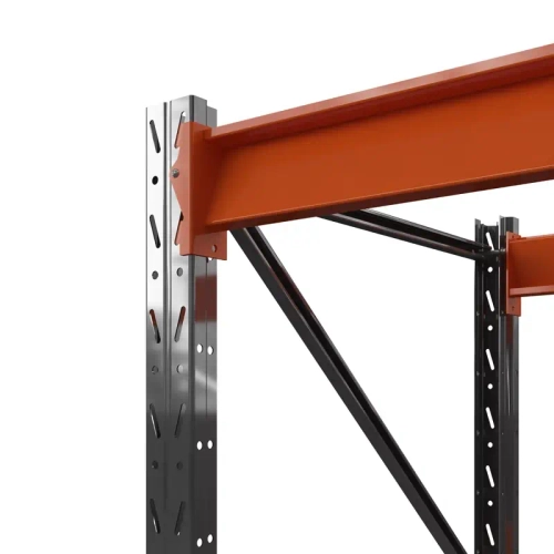 Стеллаж металлический Оптима, 2000x1530x785 мм. Ярусы: 2 шт. метал.