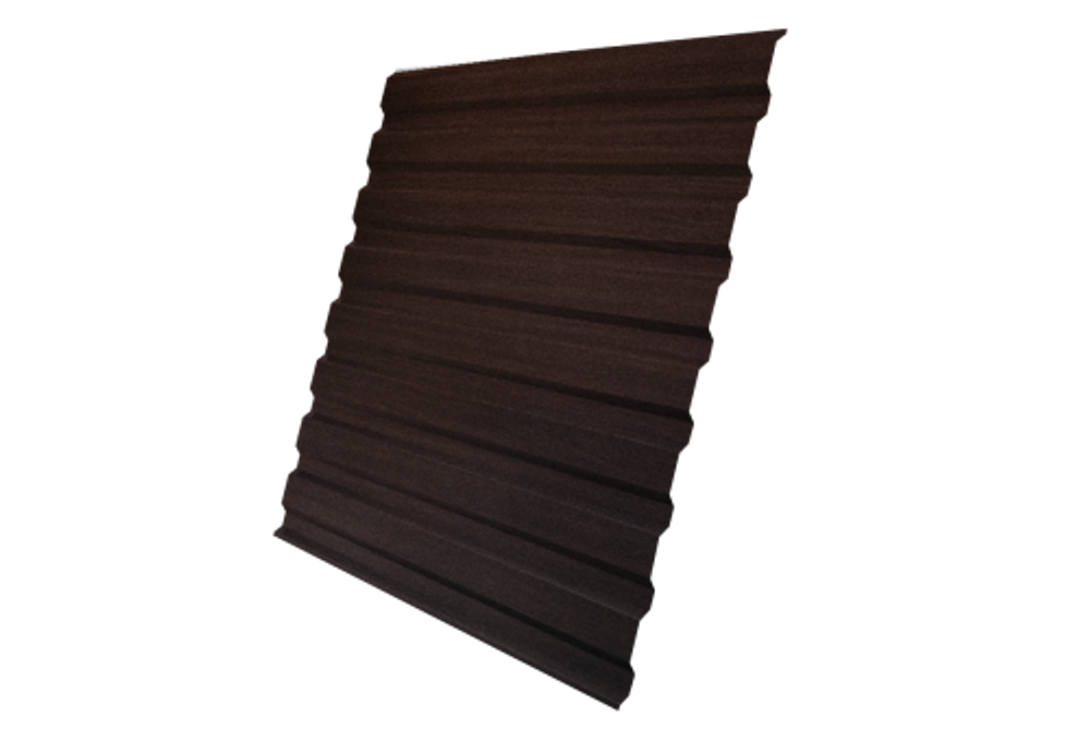 Профнастил C20A 0,45 Print Elite Coffee Wood Blesk TwinColor