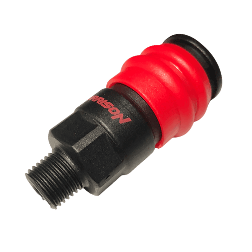 HRS-820SM Композитное пневматическое быстроразъёмное соединение, внеш. резьба M 1/4"