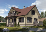Кронштейн желоба Lux, шоколад