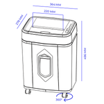 Уничтожитель документов ГЕЛЕОС АП20-4 от производителя