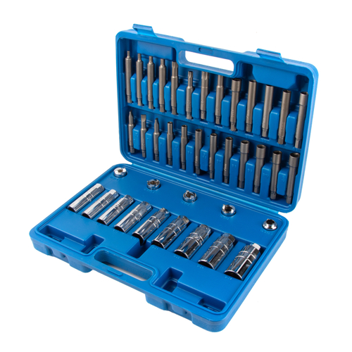 WDK-214590 Набор головок и вставок для разборки и сборки стоек амортизаторов, набор 39 пр. (VW, AUDI