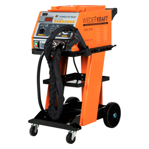 WDK-5000 Многофункциональный споттер на тележке, 220В, 10кВА, 47А, сварочный ток 3800A