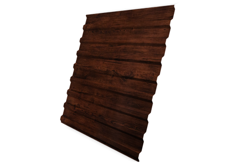 Профнастил C20B 0,45 Print Elite Cherry Wood TwinColor