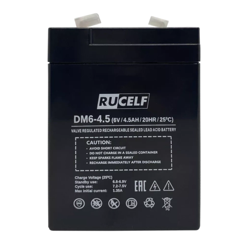 Аккумуляторная батарея RUCELF DM6-4.5