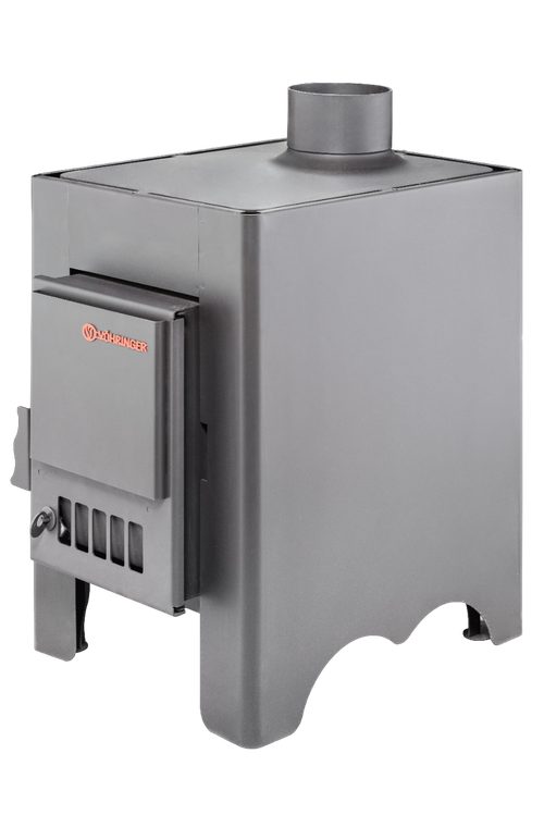 Дровяная отопительная печь "Умка" в кожухе