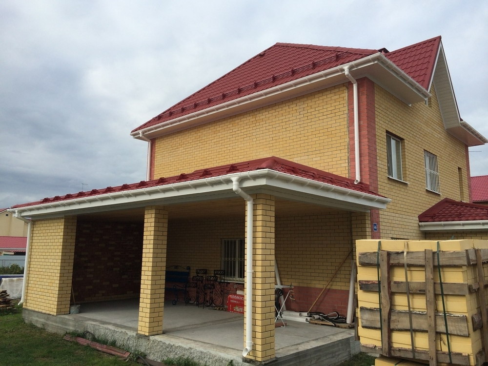 Труба водосточная 3 м Lux, пломбир
