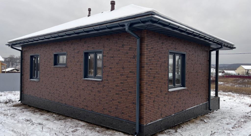 Заглушка желоба Lux, графит