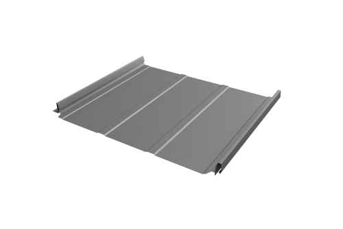 Кликфальц Pro Line Grand Line 0,45 PE с пленкой на замках RAL 7005 мышино-серый