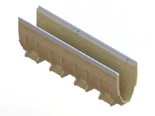 Лоток водоотводный CompoMax Drive DN150 H32 полимербетонный усиленный кл.С, D, Е