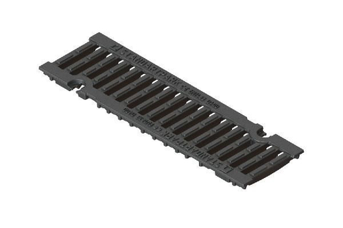 Решетка водоприемная Drive DN100 щелевая чугунная ВЧ кл. D400 под защелку