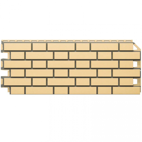 Панель фасадная ТехноНиколь Оптима Клинкер песочный 1128х441 мм (0,42 м2), 10 шт/упак